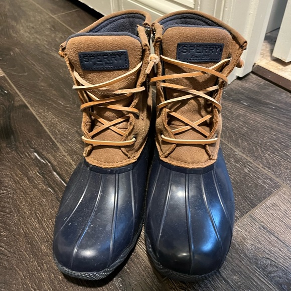 Sperry Shoes - SPERRY DUCK BOOTS - RUBBER navy